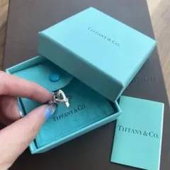 Tiffany ティファニー シルバーダイヤ入り指輪 ラビングハート