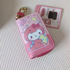ハローキティ キティちゃん　サンリオ　スマートキーケース　キーケース　新品　恐竜