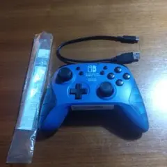 【説明文必読】HORI ワイヤレスホリパッド 青 NSW-174