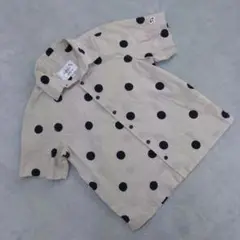 アーノルドパーマー 半袖シャツ 水玉模様 子供服 キッズ 135 綿100%