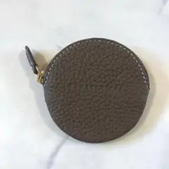 ボナベンチュラ ラウンド コインケース シュリンクレザー　エトープ