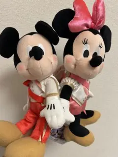 ミッキー＆ミニー ペアぬいぐるみ 約30cm