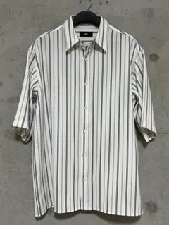 HARE トロミストライプシャツ　半袖シャツ