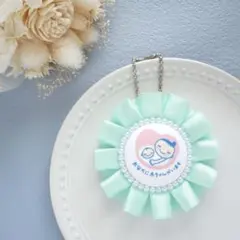 【完成品806】●訳あり品●両面マタニティマーク 両面マタニティロゼット★値下げ