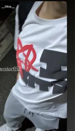 LUVSTAR 白 T xs