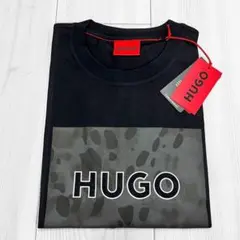 新品・未着用★HUGO ロゴTシャツ　ブラック　Lサイズ