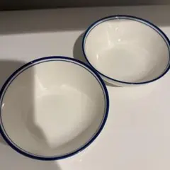フランフラン ホワイトブルー2個セット