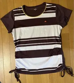 エレッセ　ボーダー　テニスシャツ　Ｍ