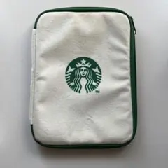 Starbucks ロゴ入りファブリックケース