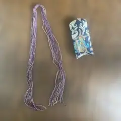 ネックレス　パープル　ベネチア