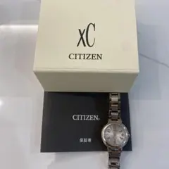 【動作品】シチズン　XC クロスシー　エコドライブ電波時計ES8034-57W