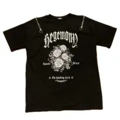 ブラック Tシャツ Fサイズ　DARRDY　地雷系　サブカル　SPINNS