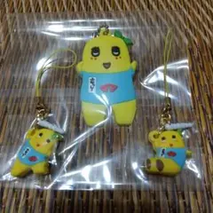 新品未使用品 ふなっしー キーホルダー&ふなっしーストラップ２個