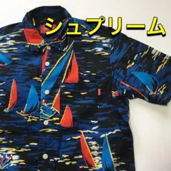 3. 【Supreme】 アロハ ヨット柄 美品!