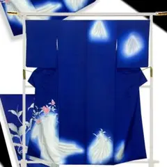 【L寸】美品正絹【極上逸品】手描き友禅染め【訪問着】袷お仕立て上がり