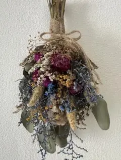 ドライフラワースワッグ