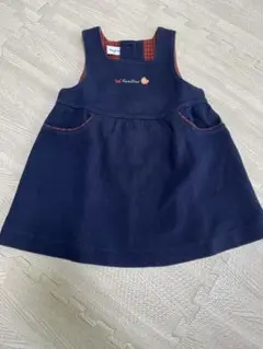 familiar ジャンバースカート ネイビー