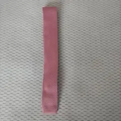 ピンク メッシュ Vネックネクタイ