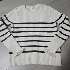 H&M ストライプ柄 セーター US 6X/7