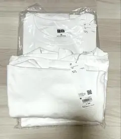 UNIQLO クルーネックTシャツ　半袖　白　ホワイト　Mサイズ　2枚