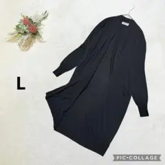 ジョルジュレッシュ 【L】 サマーカーディガン ボタンなし オフィスカジュアル