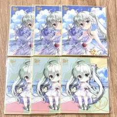 なのは　DMM D賞　アインハルト　ミニ色紙　セット