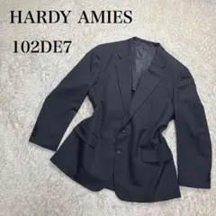 HARDY AMIES ハーディエイミス テーラードジャケット グレー 灰色
