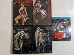 ブラックラグーンDVD第１期～２期(全24話)／北米版BD＋DVD(OVA5話)