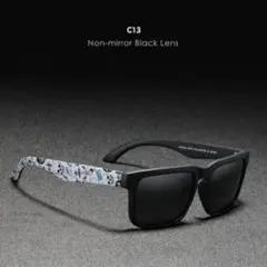 g38 新品 KDEAM UV400☆ブラック レンズ スポーツサングラス♩