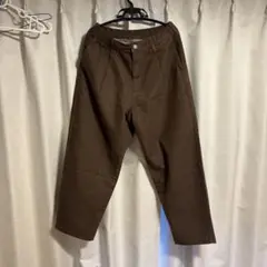 GU デニムキャロットパンツ ダークブラウン