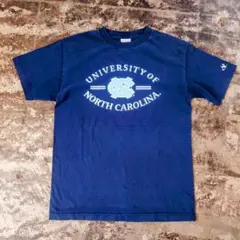 Sportex　半袖プリントtシャツ　Mサイズ　USA製　ネイビー　4067