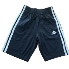 週末値下げ‼️新品　タグ付き　adidas 黒 ハーフパンツ キッズ　140cm