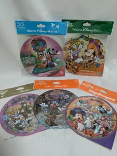 ディズニー　ステッカー　5点