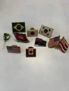 国旗ピンバッチ