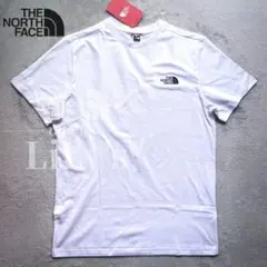 ノースフェイスTシャツ　海外Ｍサイズ（日本Ｌサイズ相当）TNF　新品　白ホワイト