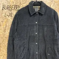 BURBERRY☆バーバリー 刺繍ロゴ コーデュロイ ジャケット L〜XL