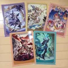 【未使用】崩壊スターレイル クリアファイル ローソン限定　5種5枚