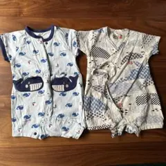 甚平ロンパース　ロンパース　60サイズ　まとめ売り