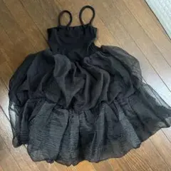 子供黒ワンピース