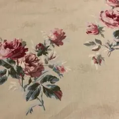 こうの早苗オリジナル布　ローズ　ベージュ　お得品
