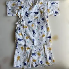 【美品】甚平 100 男の子 カブトムシ