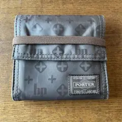 HEAD PORTER Brownie ウォレット モノグラム柄 三つ折り財布