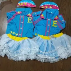 ダンスコスチューム セット (青・ピンク・黄色)