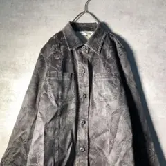 【ヴィンテージ】レトロ 総柄ジャケット レアデザイン 古着 used AS58