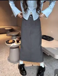 タイトスカート ロング スリットスカート