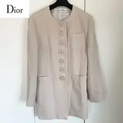 Christian Dior ディオール ノーカラー コート ジャケット