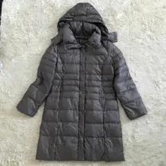 【極美品】カルバンクライン ロング ダウンコート ブラウン L オンワード樫山