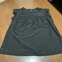 SHEIN ブラック ノースリーブ トップス L