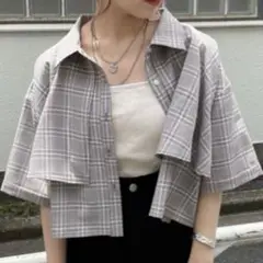 りんご様　who's who chico チェック トップス ブラウス