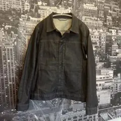 無印良品　ダークデニムジャケット　ストレッチ　M 美品